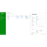 Screenshot of RH & Onboarding Employees interface showing employee details and onboarding options.